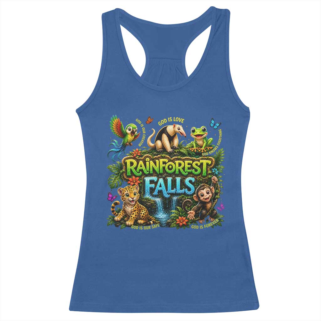 VBS 2026 Racerback Tank Top Rainforest Falls Exploring The Nature of God VBS 2026