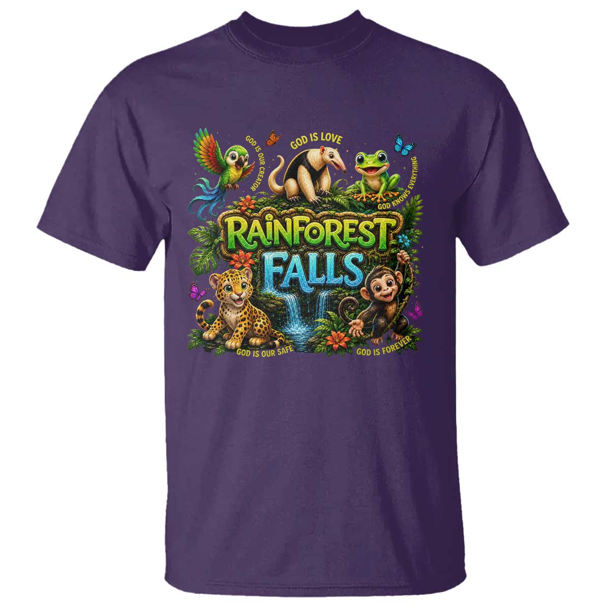 VBS 2026 T Shirt Rainforest Falls Exploring The Nature of God VBS 2026