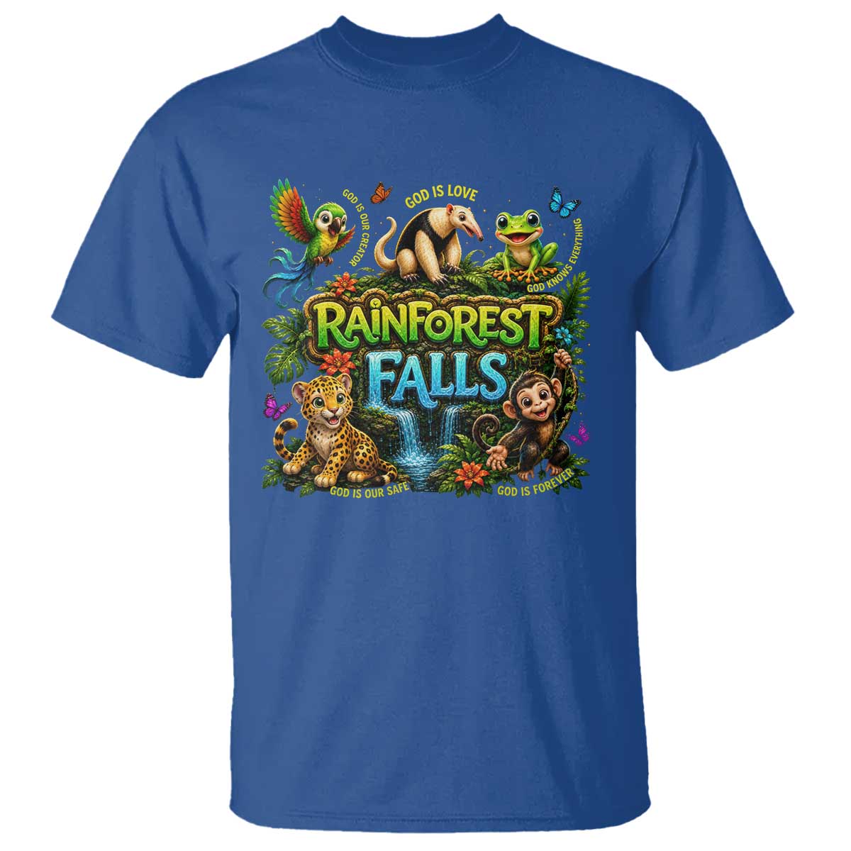 VBS 2026 T Shirt Rainforest Falls Exploring The Nature of God VBS 2026
