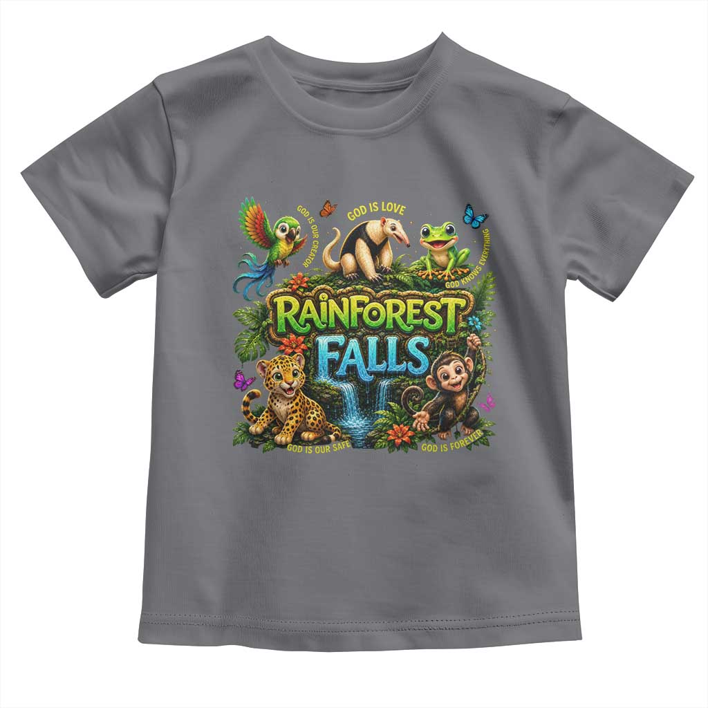 VBS 2026 Toddler T Shirt Rainforest Falls Exploring The Nature of God VBS 2026