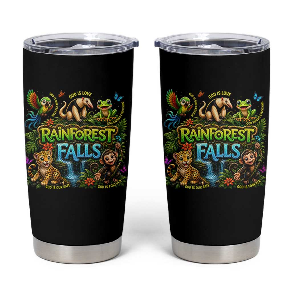 VBS 2026 Tumbler Cup Rainforest Falls Exploring The Nature of God VBS 2026