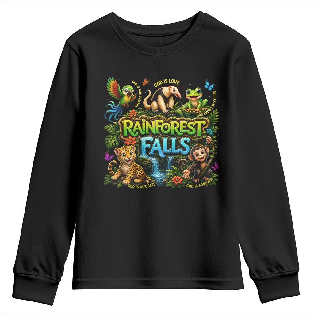 VBS 2026 Youth Sweatshirt Rainforest Falls Exploring The Nature of God VBS 2026