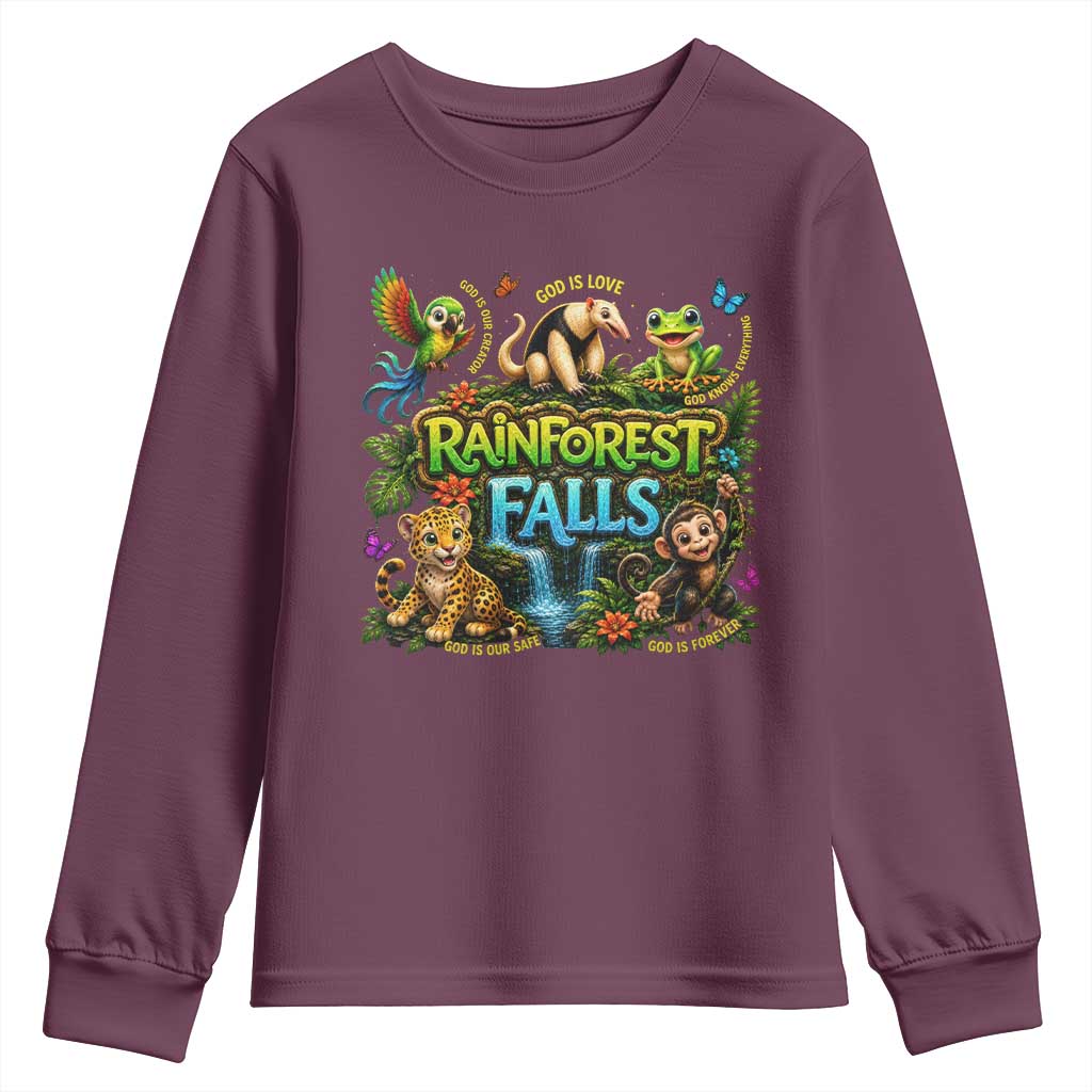 VBS 2026 Youth Sweatshirt Rainforest Falls Exploring The Nature of God VBS 2026
