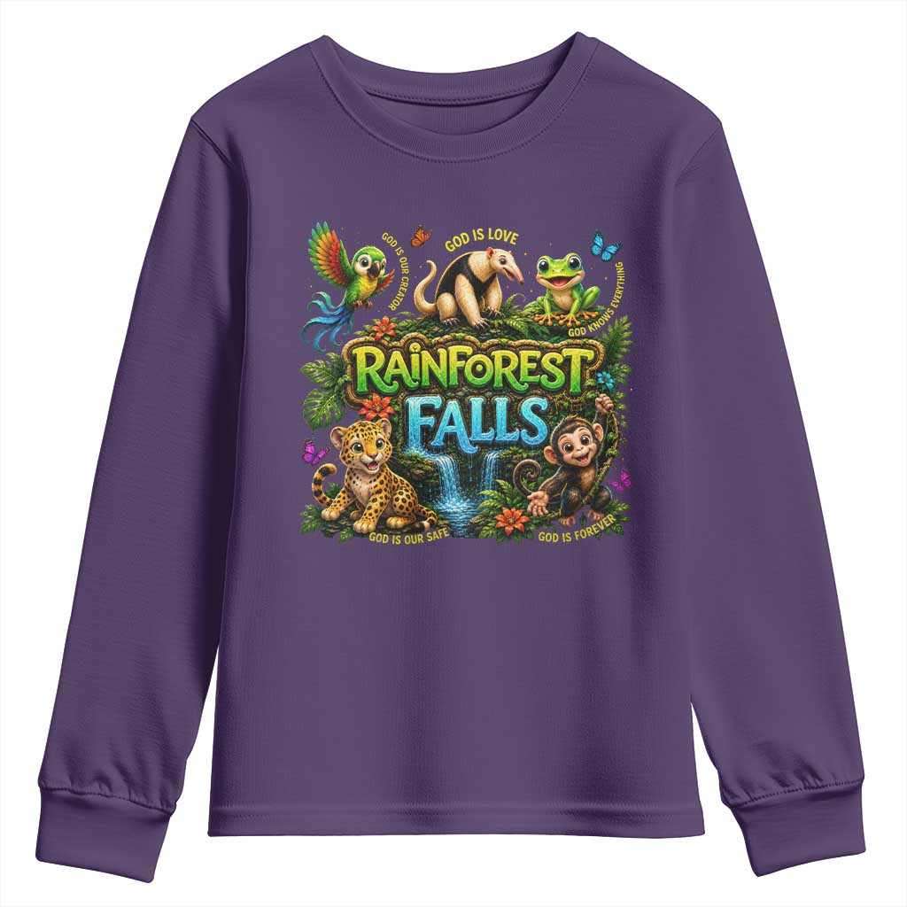 VBS 2026 Youth Sweatshirt Rainforest Falls Exploring The Nature of God VBS 2026