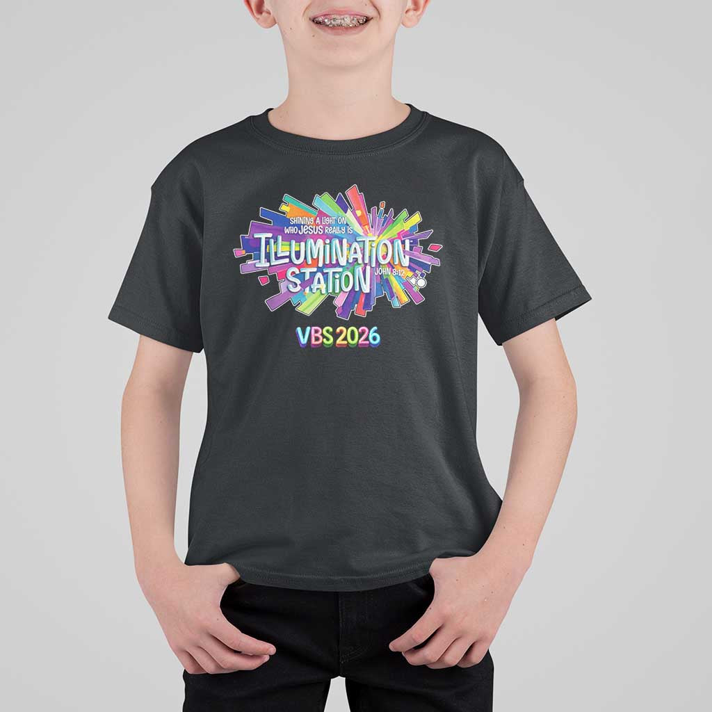 Illumination Station VBS 2026 Christian Lights T Shirt For Kid Bible Jesus