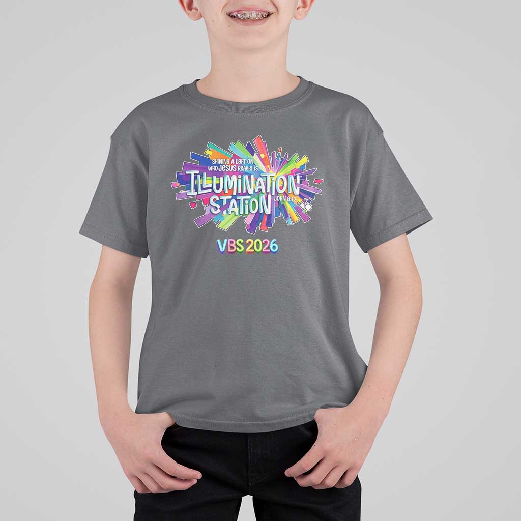 Illumination Station VBS 2026 Christian Lights T Shirt For Kid Bible Jesus