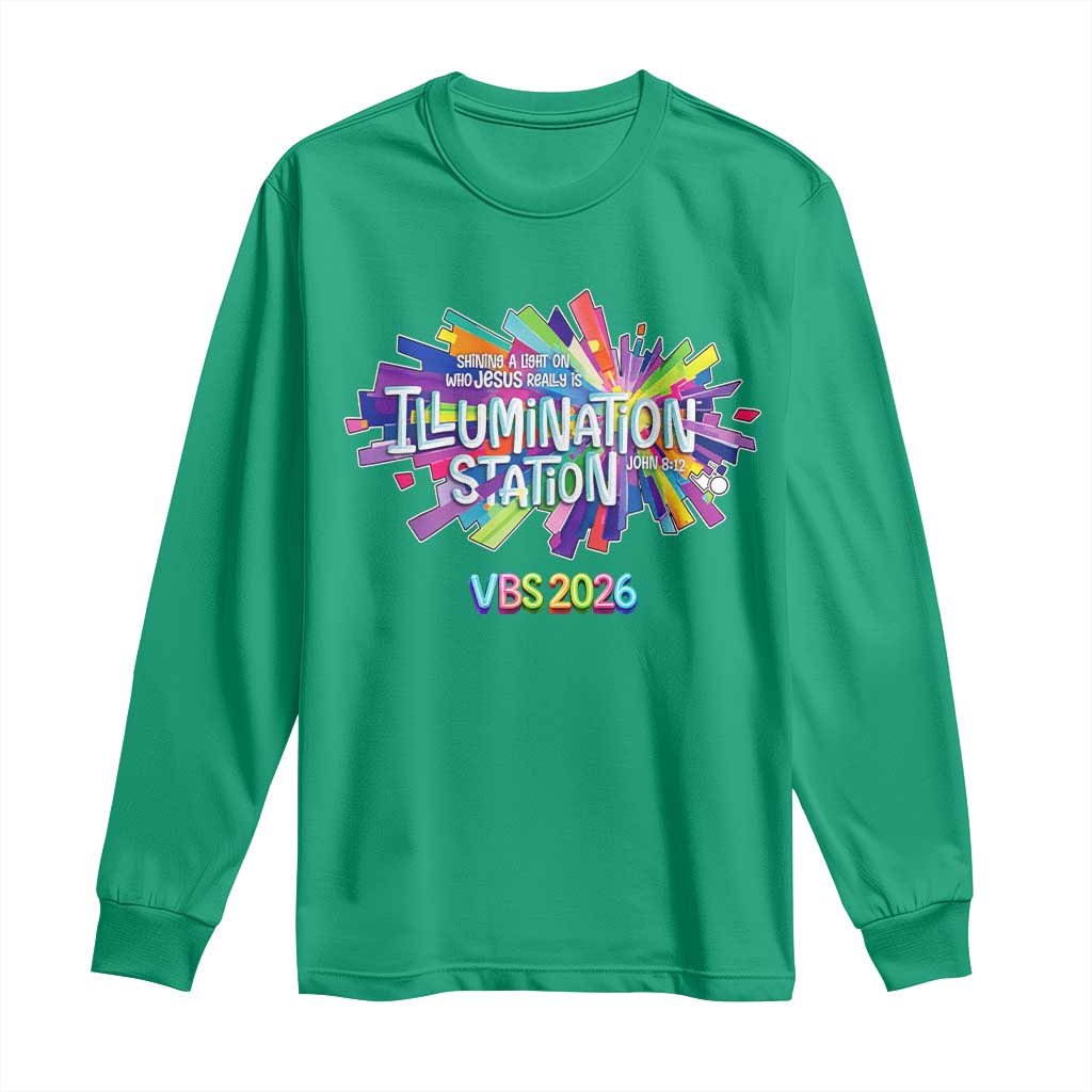 Illumination Station VBS 2026 Christian Lights Long Sleeve Shirt Bible Jesus