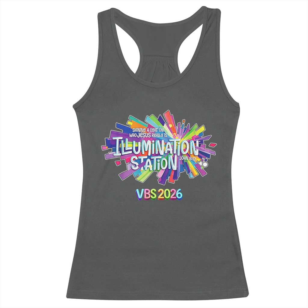 Illumination Station VBS 2026 Christian Lights Racerback Tank Top Bible Jesus