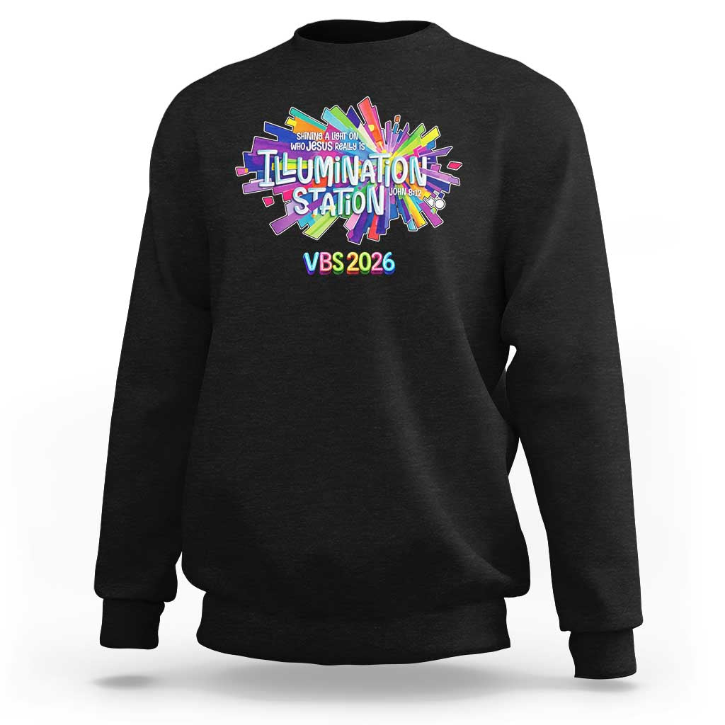 Illumination Station VBS 2026 Christian Lights Sweatshirt Bible Jesus