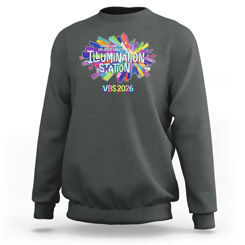 Illumination Station VBS 2026 Christian Lights Sweatshirt Bible Jesus