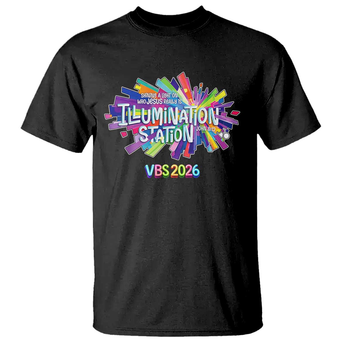 Illumination Station VBS 2026 Christian Lights T Shirt Bible Jesus