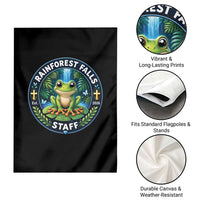 Rainforest Falls Staff Garden Flag VBS 2026 Director Teacher