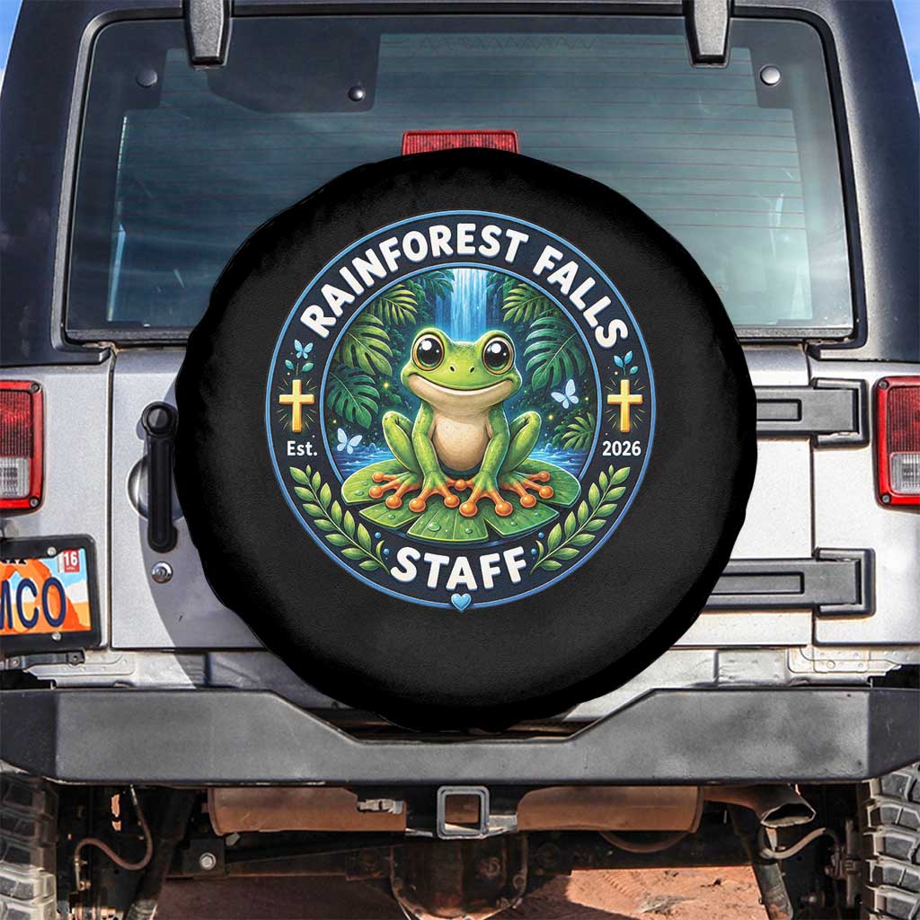 Rainforest Falls Staff Spare Tire Cover VBS 2026 Director Teacher