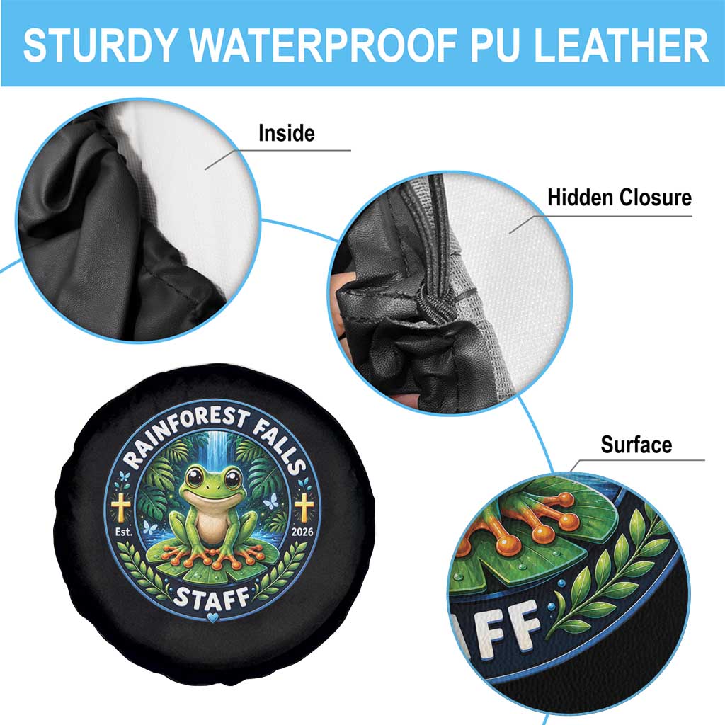 Rainforest Falls Staff Spare Tire Cover VBS 2026 Director Teacher