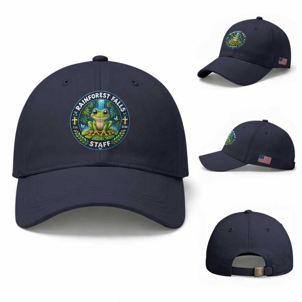 Rainforest Falls Staff Baseball Cap VBS 2026 Director Teacher