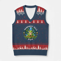 Rainforest Falls Staff V-Neck Knit Sweater Vest VBS 2026 Director Teacher