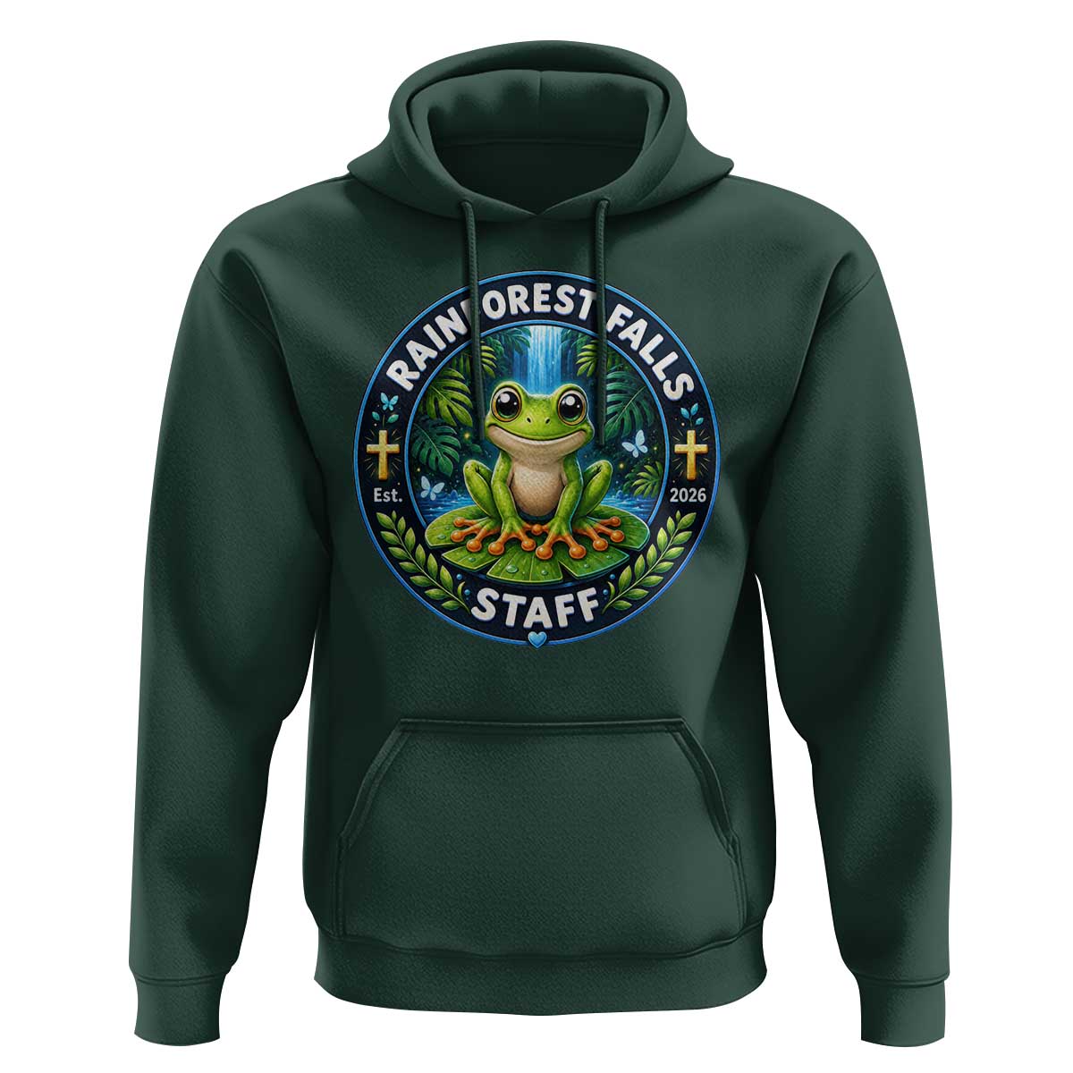 Rainforest Falls Staff Hoodie VBS 2026 Director Teacher