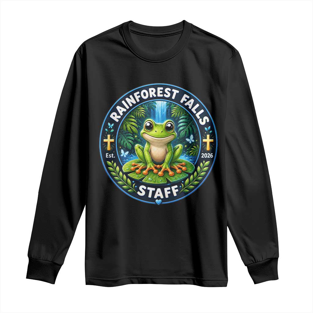 Rainforest Falls Staff Long Sleeve Shirt VBS 2026 Director Teacher