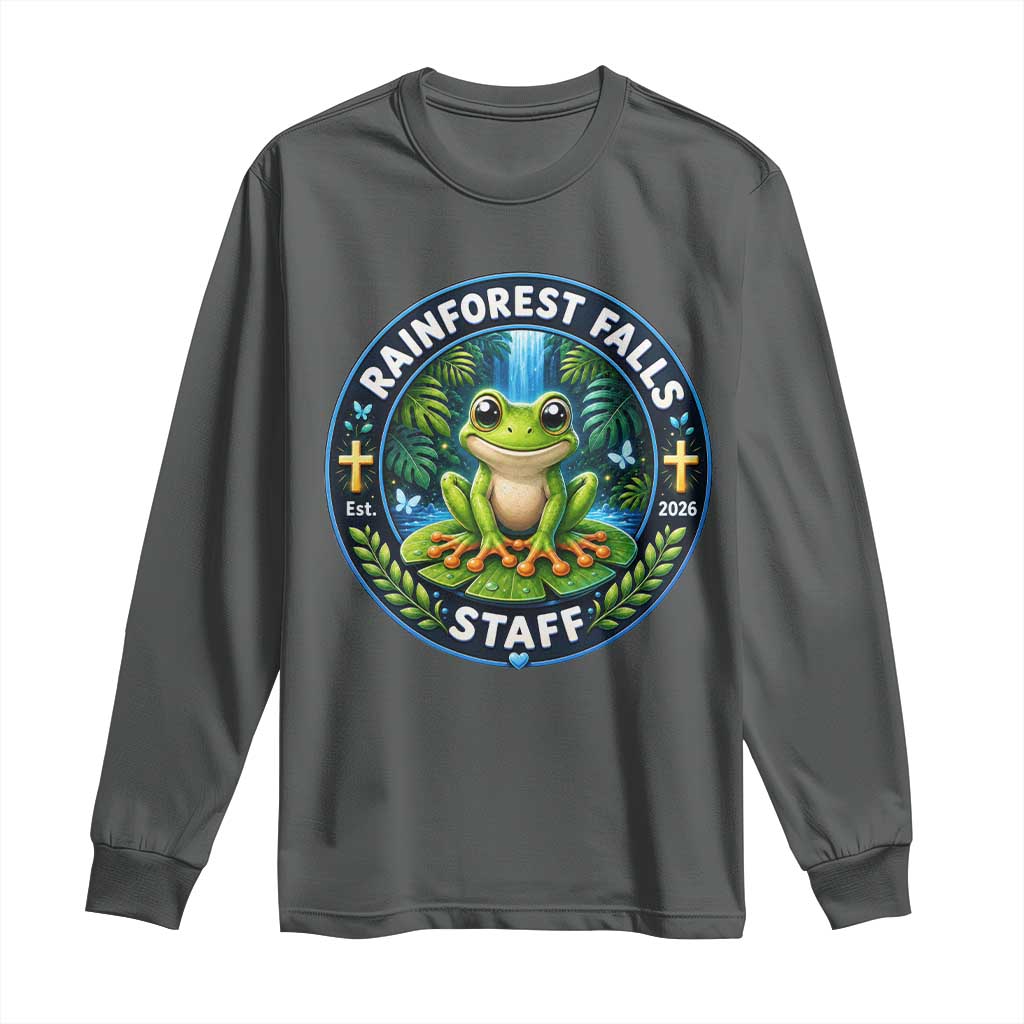 Rainforest Falls Staff Long Sleeve Shirt VBS 2026 Director Teacher