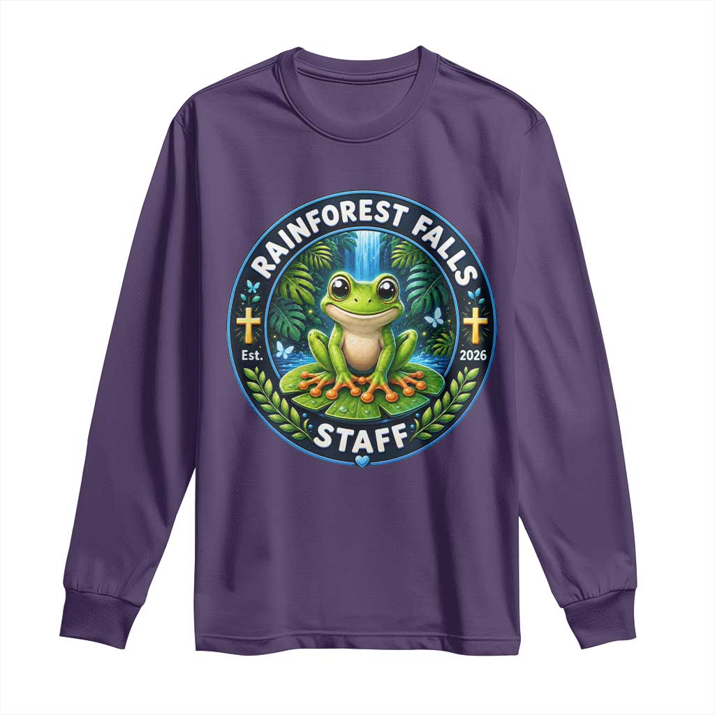 Rainforest Falls Staff Long Sleeve Shirt VBS 2026 Director Teacher