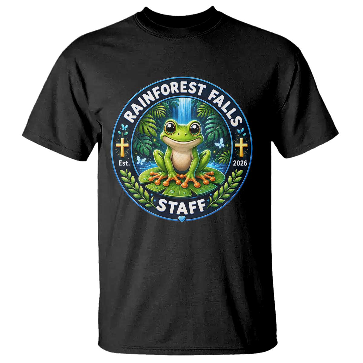 Rainforest Falls Staff T Shirt VBS 2026 Director Teacher