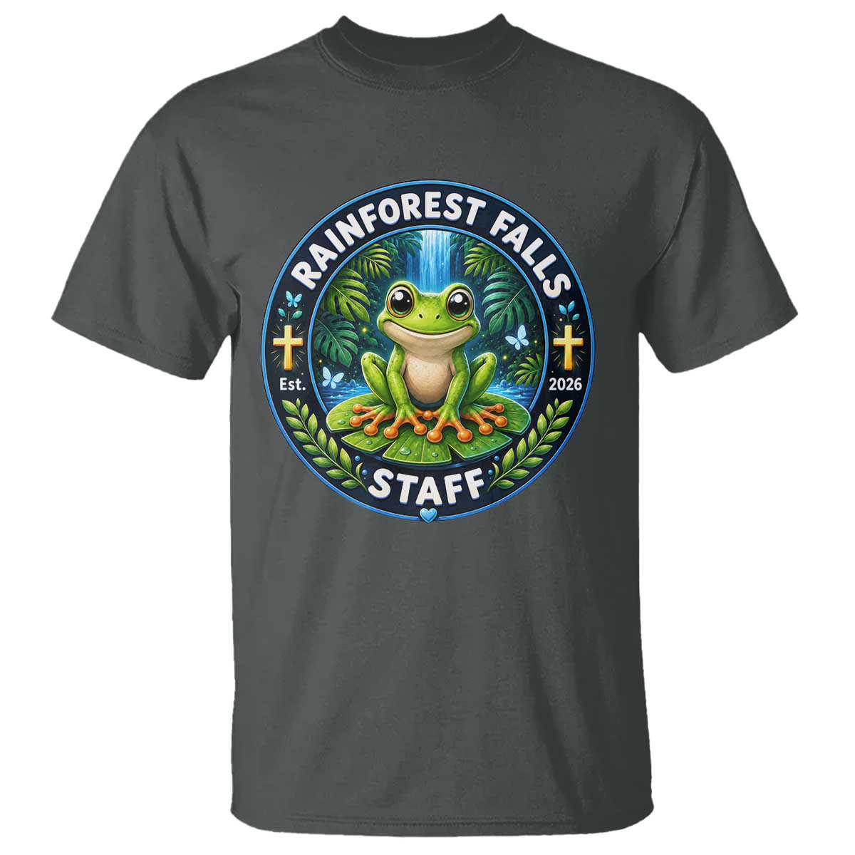 Rainforest Falls Staff T Shirt VBS 2026 Director Teacher