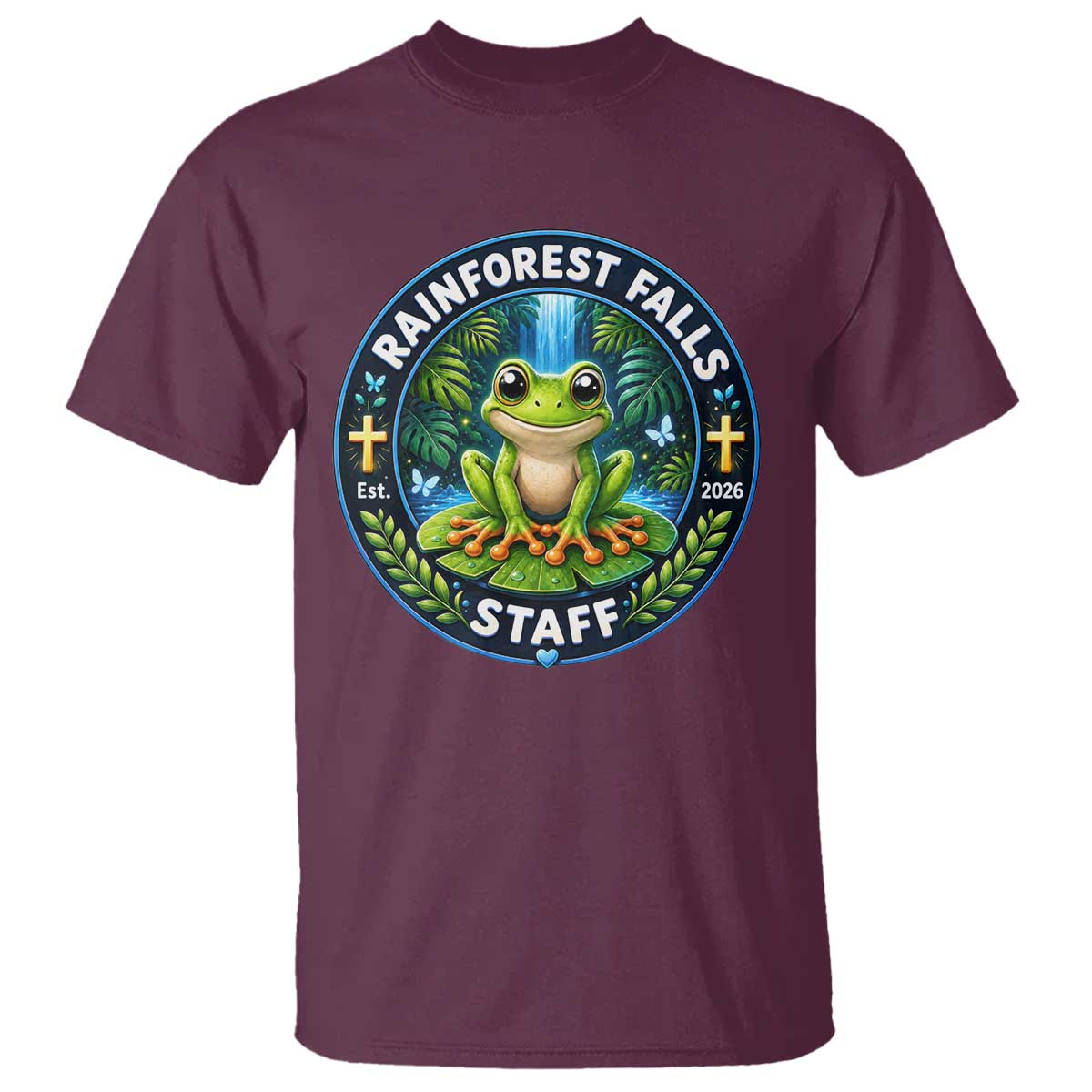 Rainforest Falls Staff T Shirt VBS 2026 Director Teacher