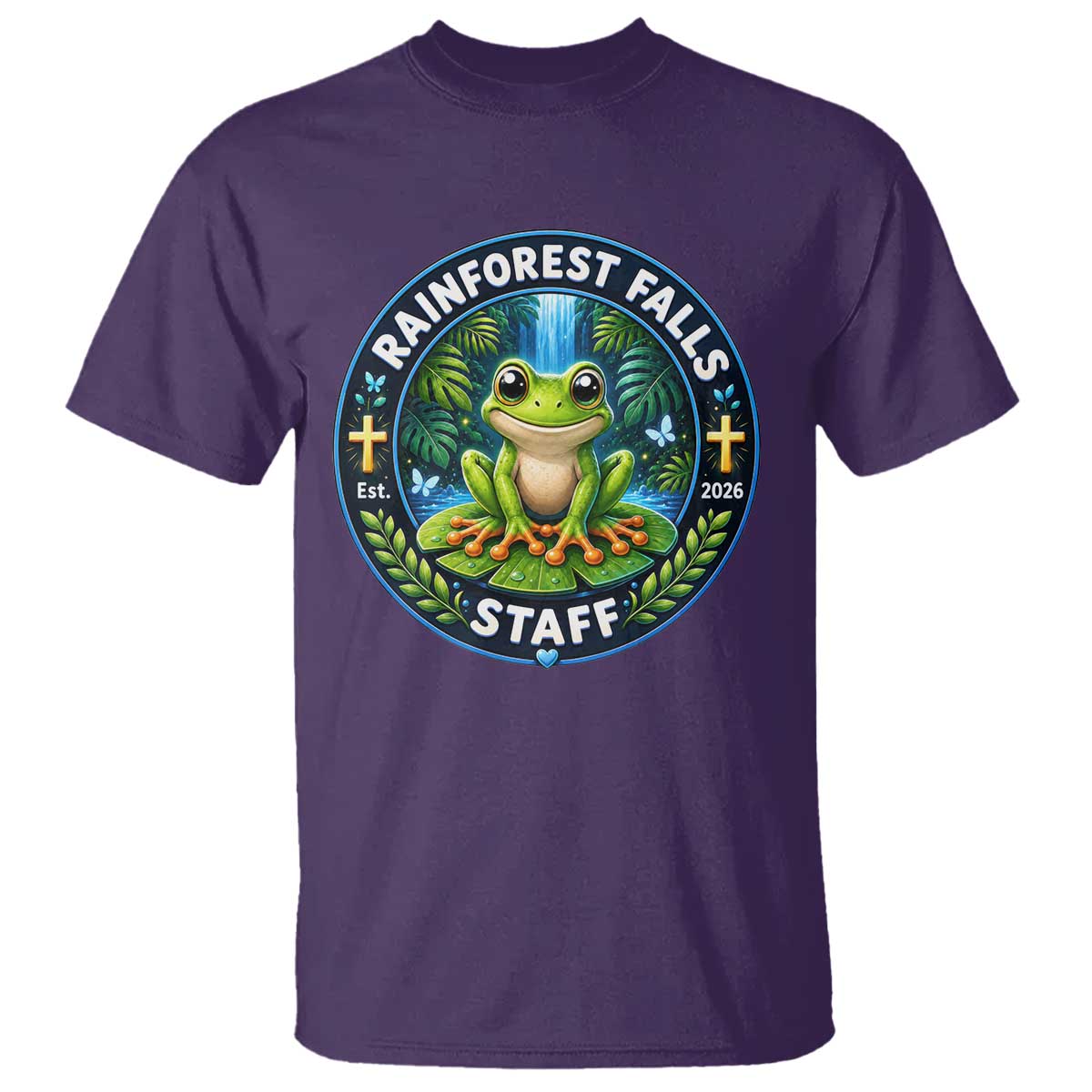 Rainforest Falls Staff T Shirt VBS 2026 Director Teacher