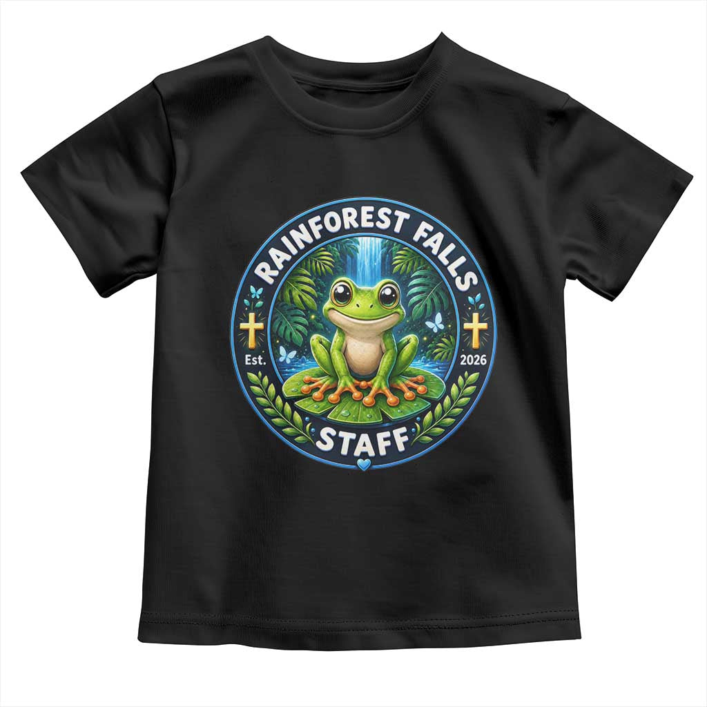 Rainforest Falls Staff Toddler T Shirt VBS 2026 Director Teacher