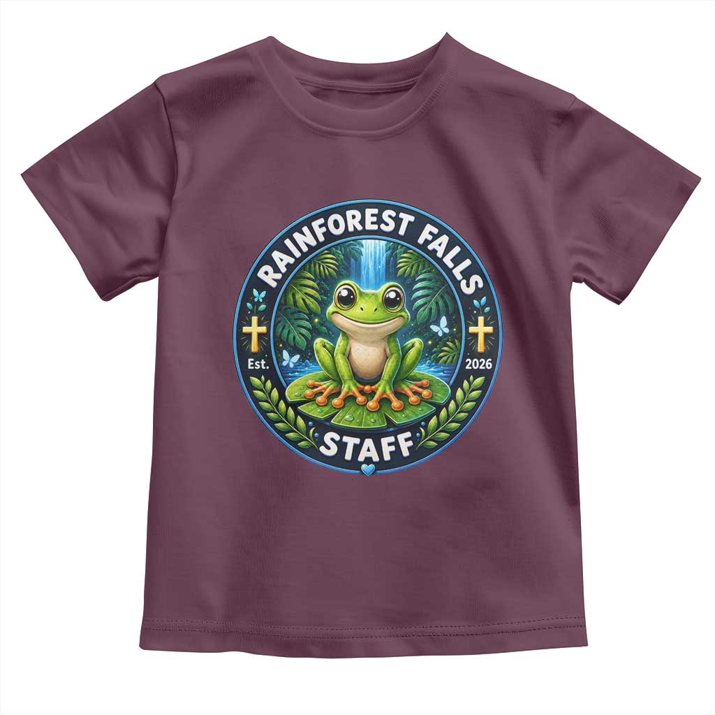 Rainforest Falls Staff Toddler T Shirt VBS 2026 Director Teacher