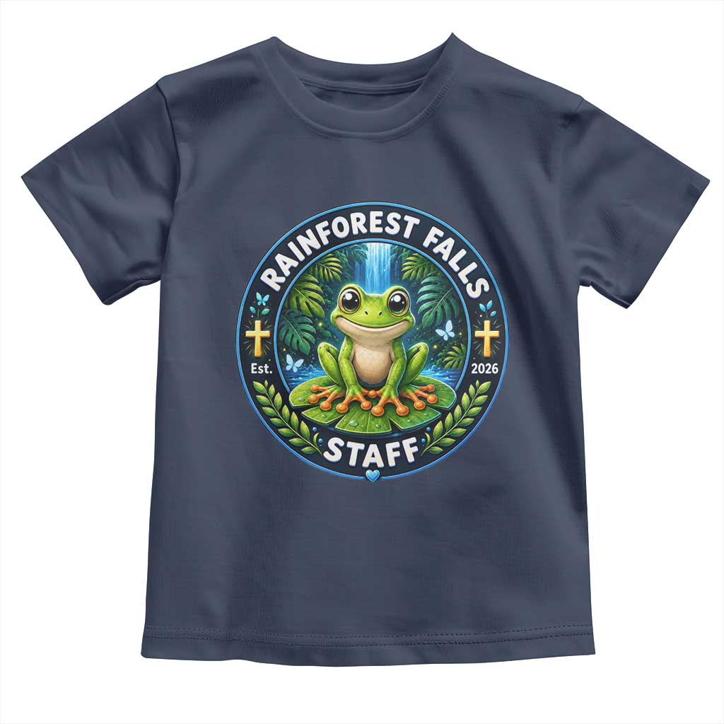 Rainforest Falls Staff Toddler T Shirt VBS 2026 Director Teacher