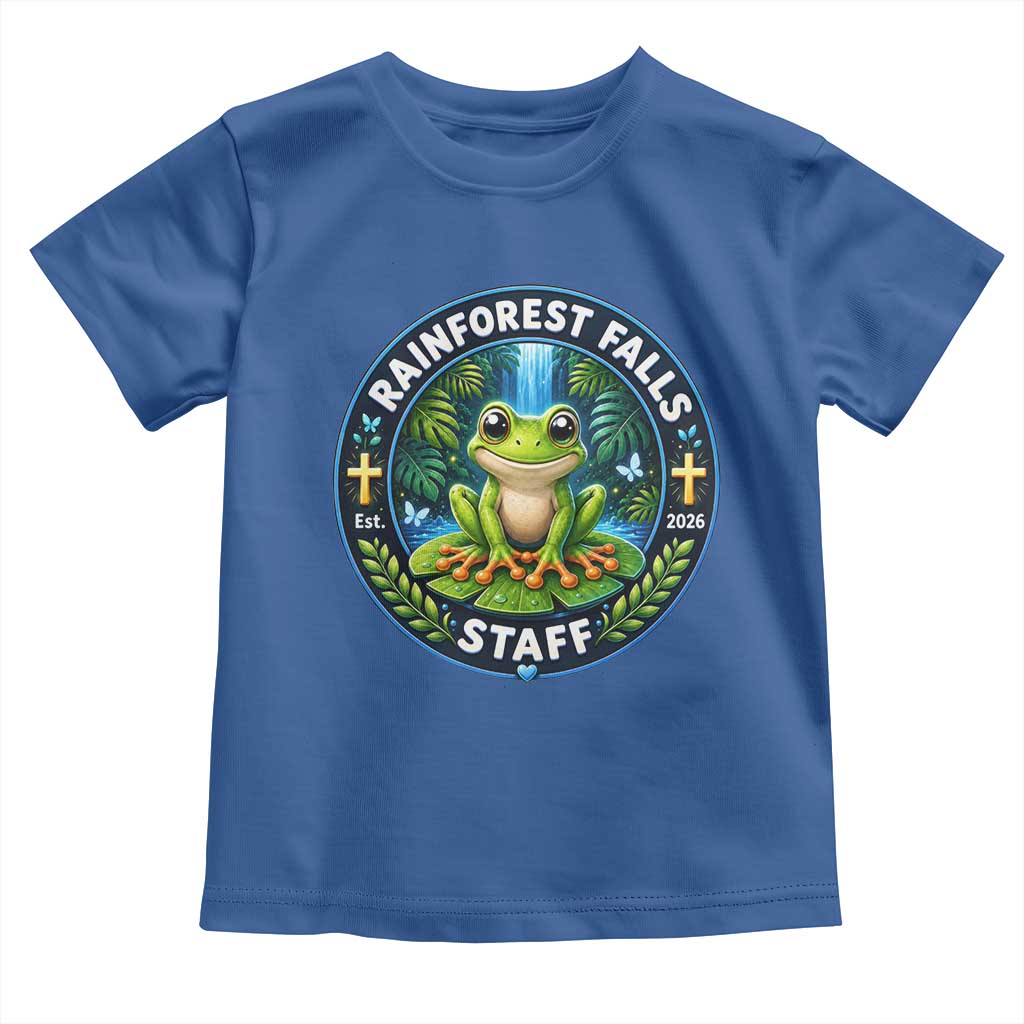 Rainforest Falls Staff Toddler T Shirt VBS 2026 Director Teacher
