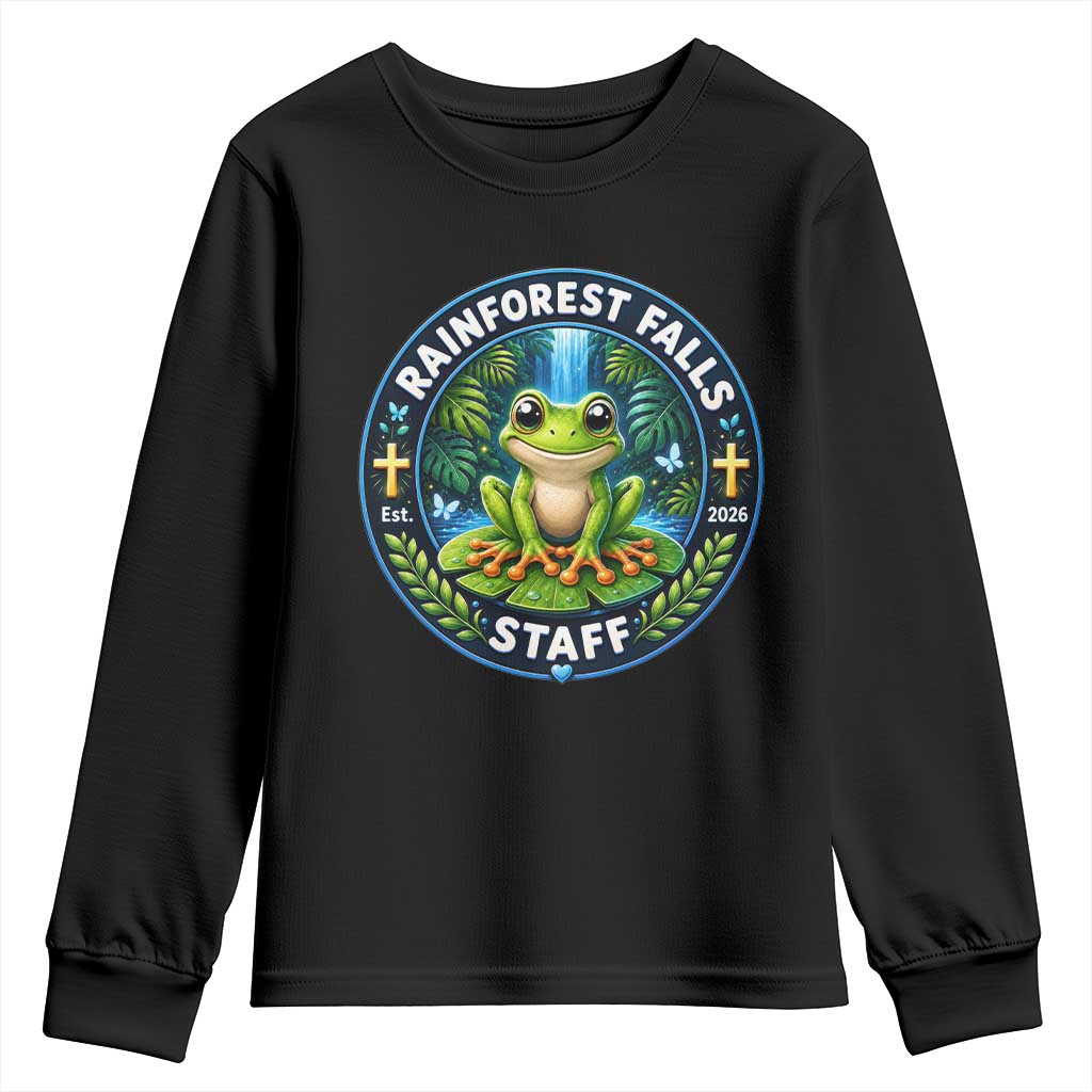 Rainforest Falls Staff Youth Sweatshirt VBS 2026 Director Teacher