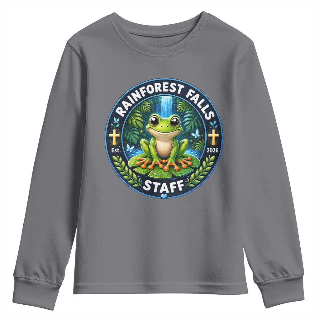 Rainforest Falls Staff Youth Sweatshirt VBS 2026 Director Teacher