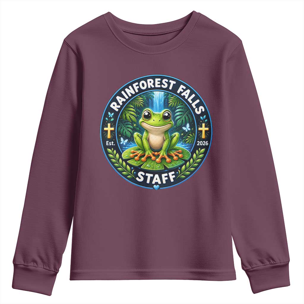 Rainforest Falls Staff Youth Sweatshirt VBS 2026 Director Teacher