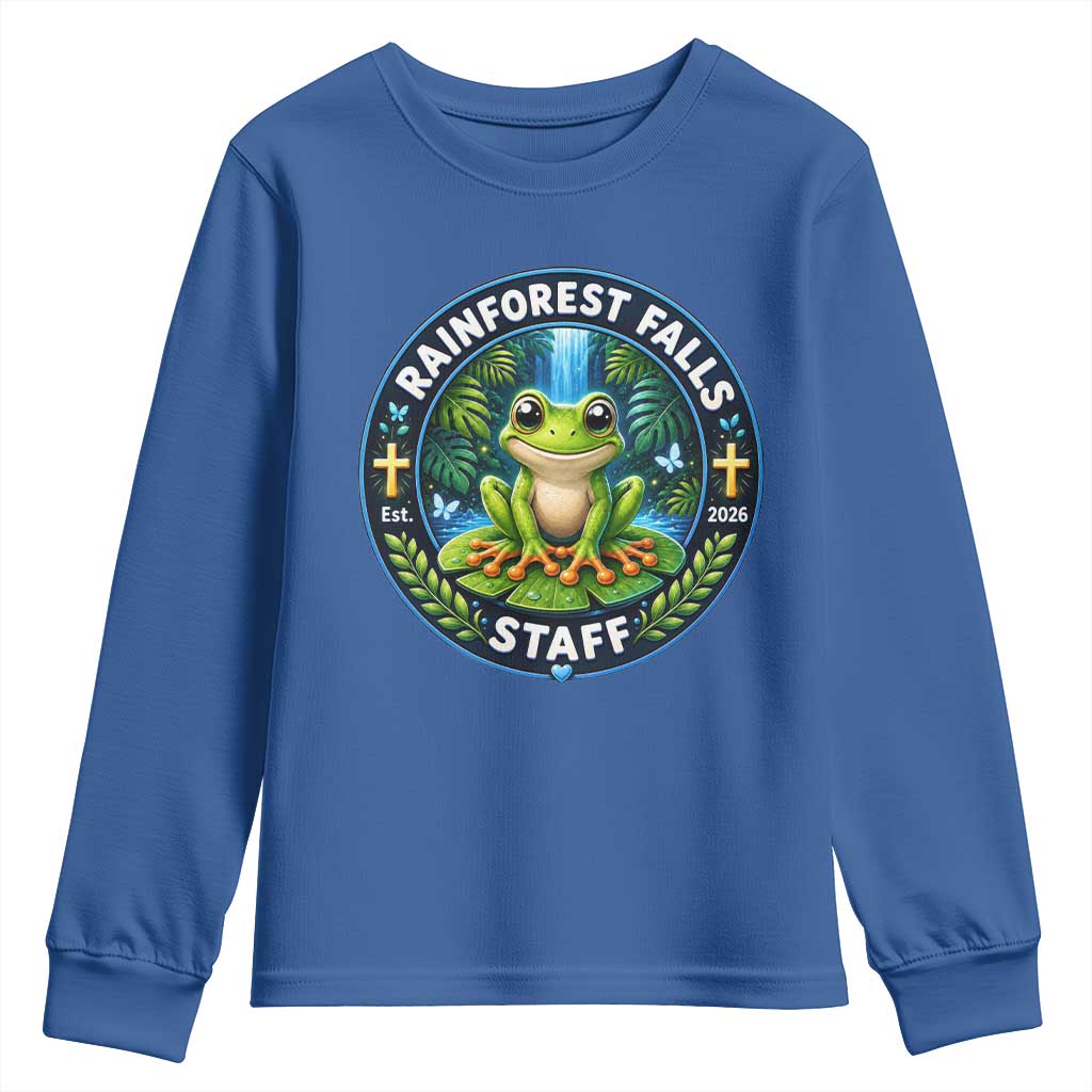 Rainforest Falls Staff Youth Sweatshirt VBS 2026 Director Teacher