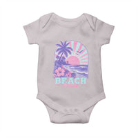 Beach Bum Baby Onesie Summer Vacation Beach Lover Surf Wave Vintage Tropical Sunset Aesthetic