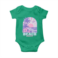 Beach Bum Baby Onesie Summer Vacation Beach Lover Surf Wave Vintage Tropical Sunset Aesthetic