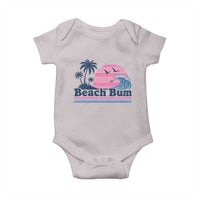 Beach Bum Baby Onesie Retro Summer Vacation Surf Wave Tropical Sunset Aesthetic