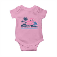 Beach Bum Baby Onesie Retro Summer Vacation Surf Wave Tropical Sunset Aesthetic