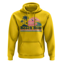 Beach Bum Hoodie Retro Summer Vacation Surf Wave Tropical Sunset Aesthetic