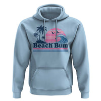 Beach Bum Hoodie Retro Summer Vacation Surf Wave Tropical Sunset Aesthetic