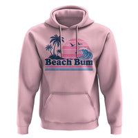 Beach Bum Hoodie Retro Summer Vacation Surf Wave Tropical Sunset Aesthetic