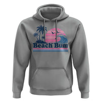 Beach Bum Hoodie Retro Summer Vacation Surf Wave Tropical Sunset Aesthetic