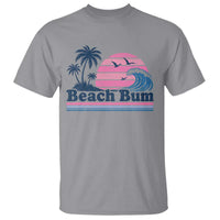 Beach Bum T Shirt Retro Summer Vacation Surf Wave Tropical Sunset Aesthetic