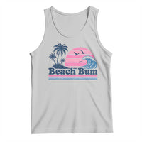 Beach Bum Tank Top Retro Summer Vacation Surf Wave Tropical Sunset Aesthetic