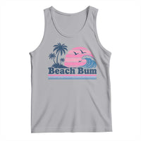 Beach Bum Tank Top Retro Summer Vacation Surf Wave Tropical Sunset Aesthetic