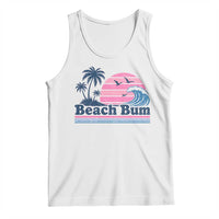 Beach Bum Tank Top Retro Summer Vacation Surf Wave Tropical Sunset Aesthetic