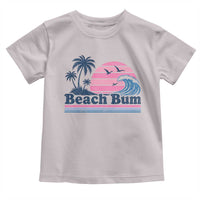 Beach Bum Toddler T Shirt Retro Summer Vacation Surf Wave Tropical Sunset Aesthetic