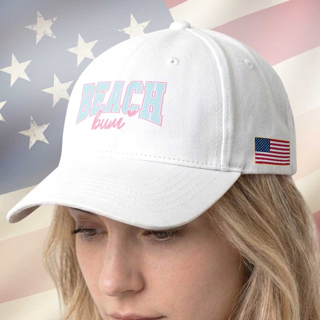 Beach Bum Baseball Cap Summer Vacation Beach Lovers